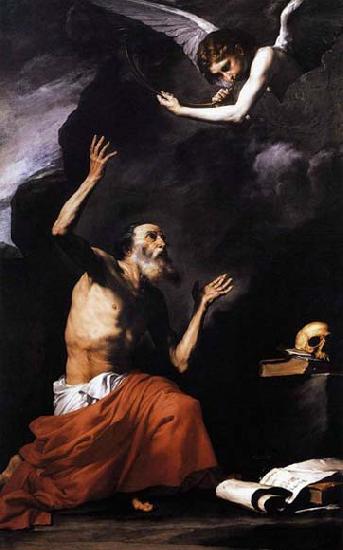Jose de Ribera St Jerome and the Angel oil painting picture